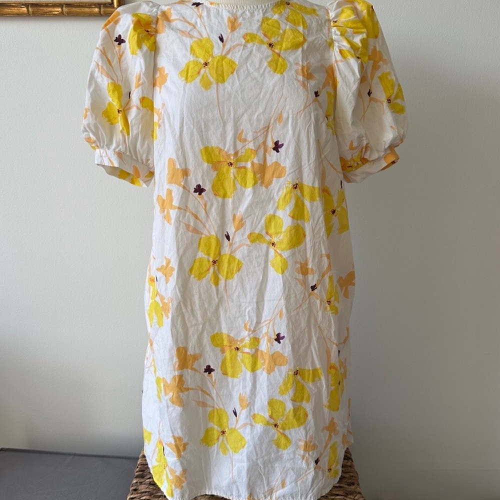 Floral Puff Sleeve Mini Dress